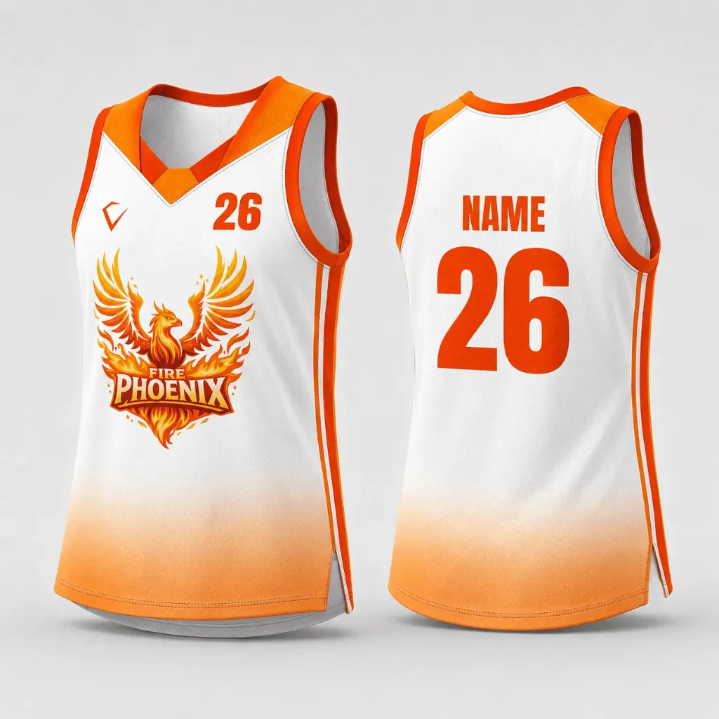 Leslie Basketball Playing Jersey | Ribbed | Hem Split