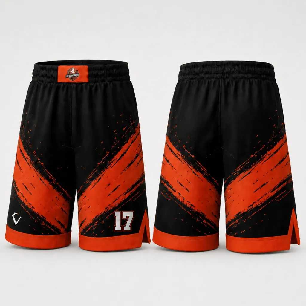 [PBA-007C-2Y] LaMelo Basketball Playing Shorts | Self Fabric (Youth - 2Y)