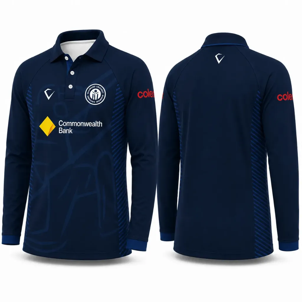 [PCR-103A-2Y] Premier Long Sleeve Cricket Match Polo (Youth - 2Y)