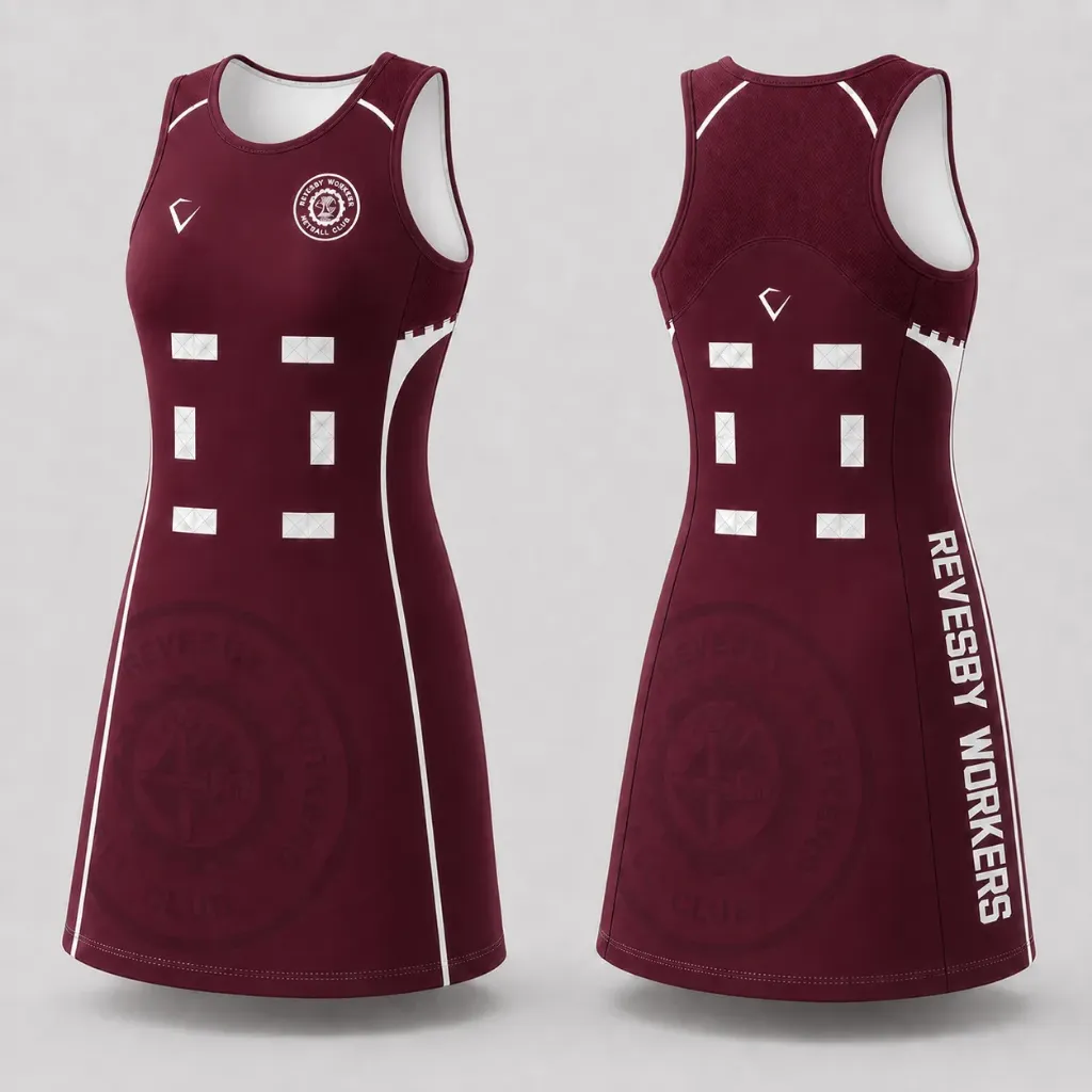 [PNE-000AB-4G] Premier Netball Match Dress | Round Neck | Long Length (Girls - 4G)