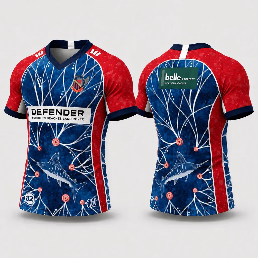 [PRU-001B-2Y] Carter Rugby Playing Jersey (Youth - 2Y)