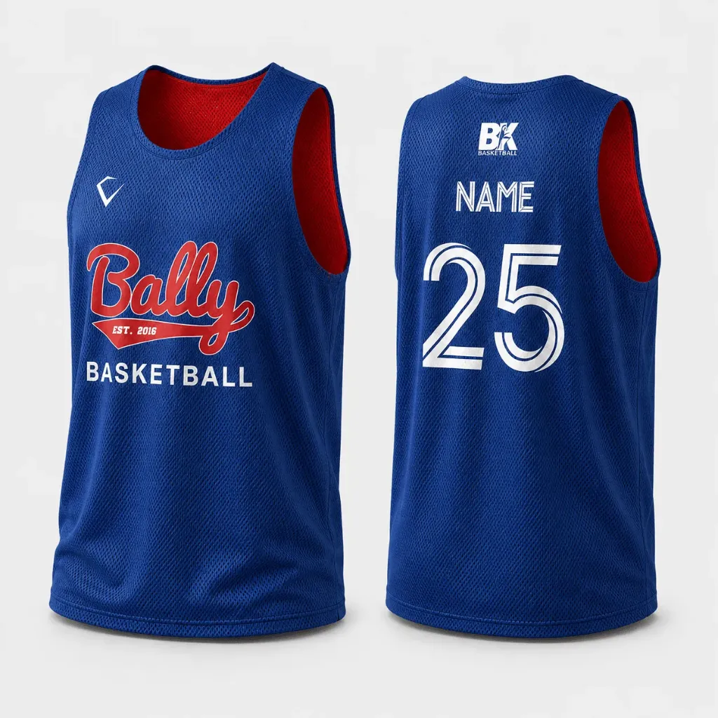 Classic Reversible Basketball Training Singlet