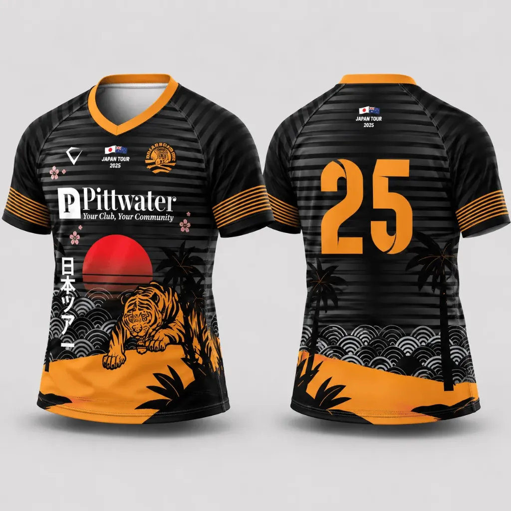[SRU-001B-2Y] Classic Rugby Playing Jersey | V Neck (Youth - 2Y)