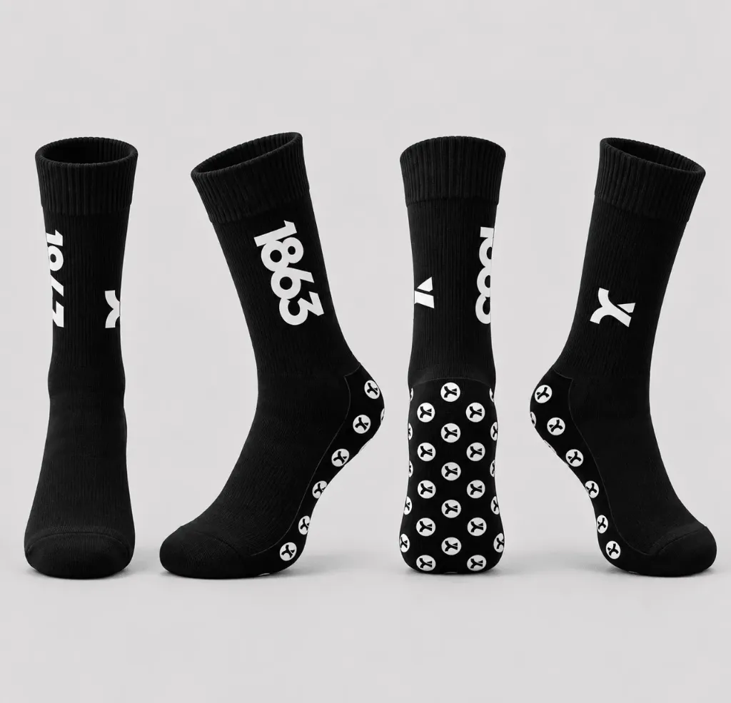 Football Crew Grip Socks