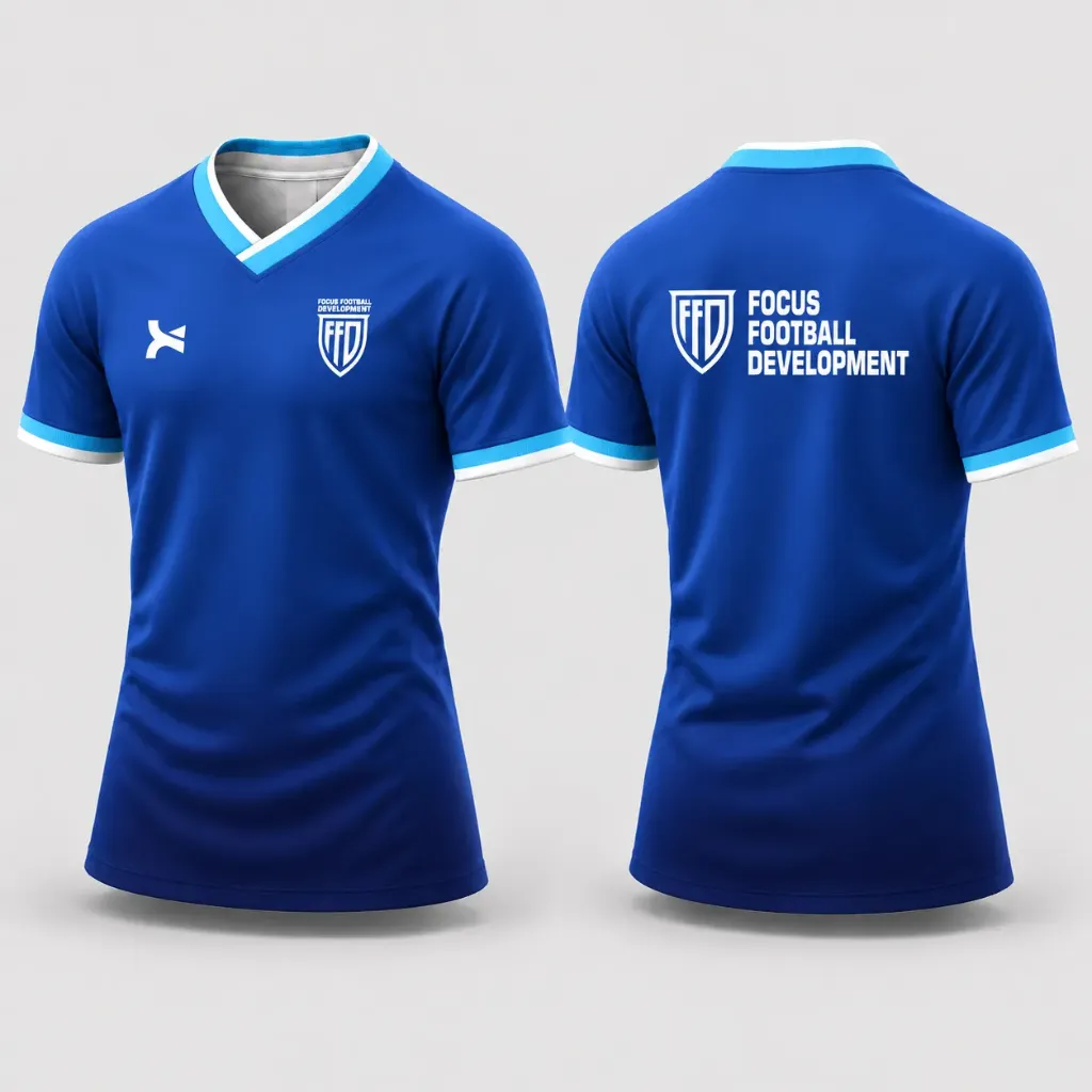 Classic Football Gameday Jersey | V Neck  | Ribbed with Fold